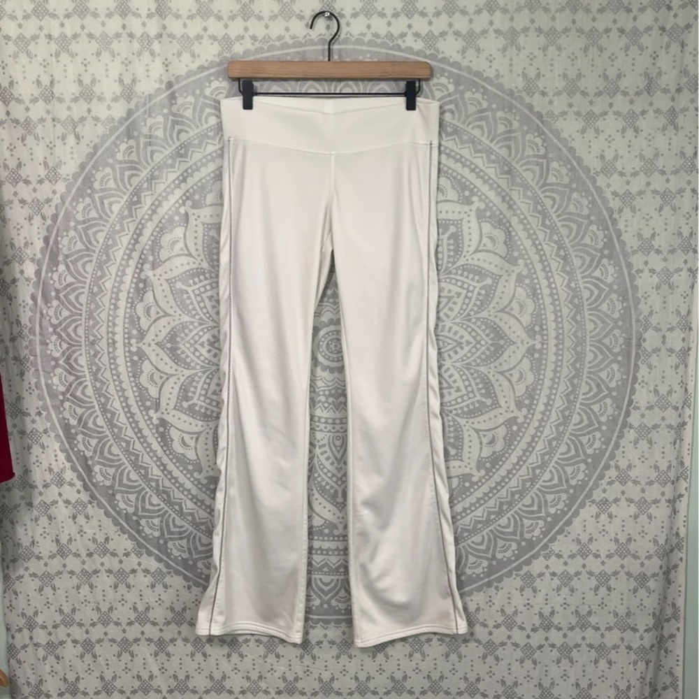 Euc $89 Express Vintage Y2K 2000's Spice Girls Style Track Pants White Silver M